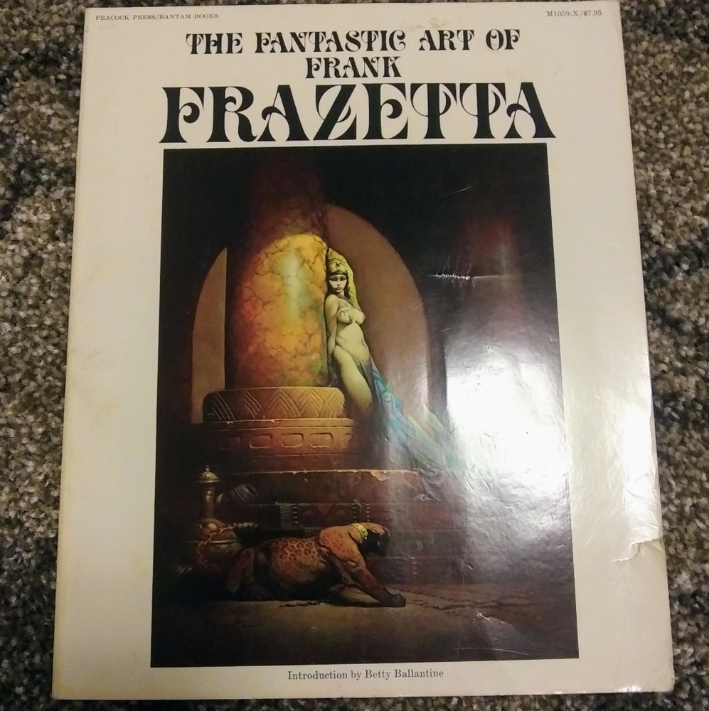 The Fantastic Art of Frazetta book